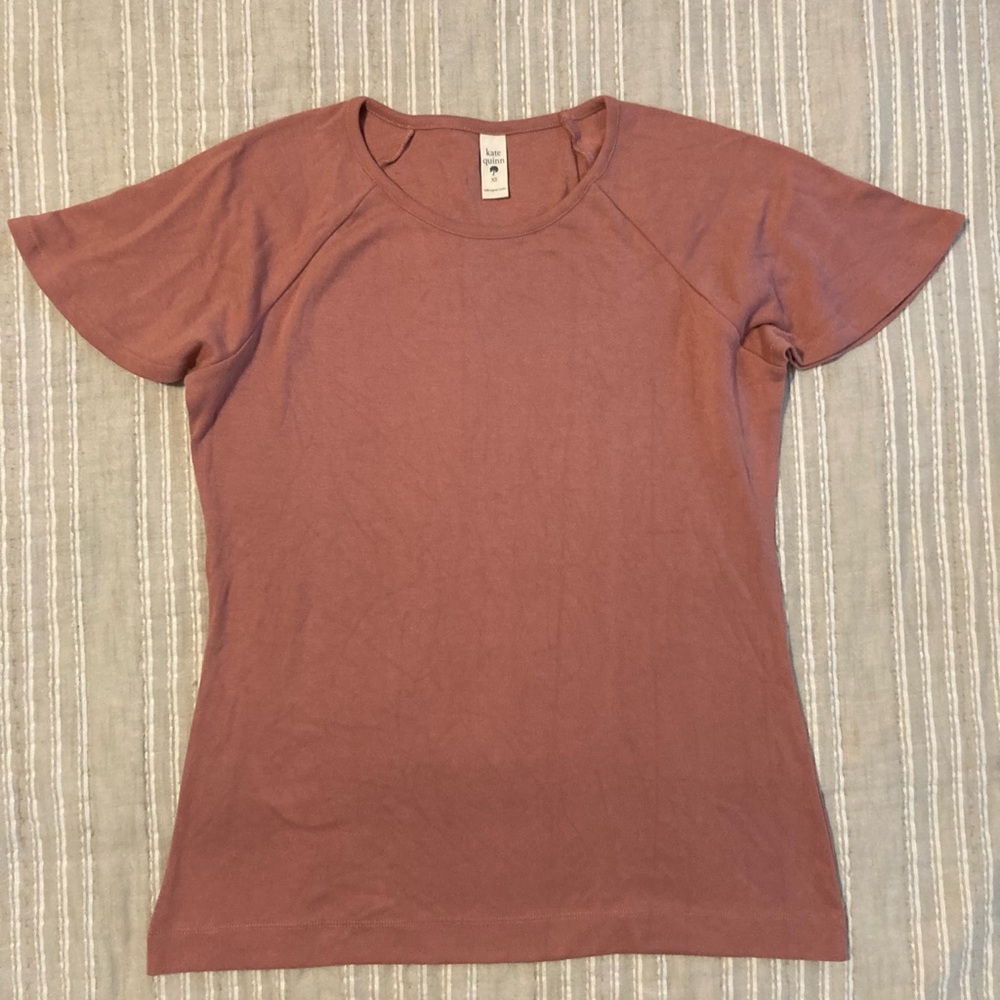Kate Quinn flutter sleeve top